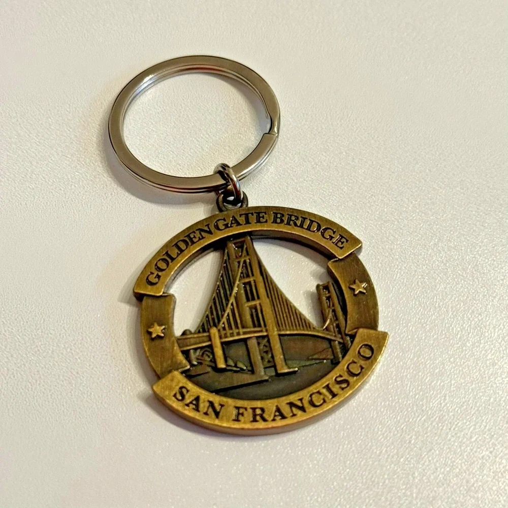 San Francisco‎ CA Golden Gate Bridge Keychain Key Ring